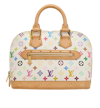 x Takashi Murakami Alma PM, &pound;1,100, Handbags, White, Canvas, Front view